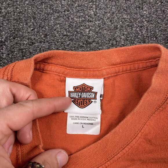 Harley Davidson T Shirt Osage Beach MO Lake Of Ozark Shirt Men’s Size Large - Picture 3 of 6